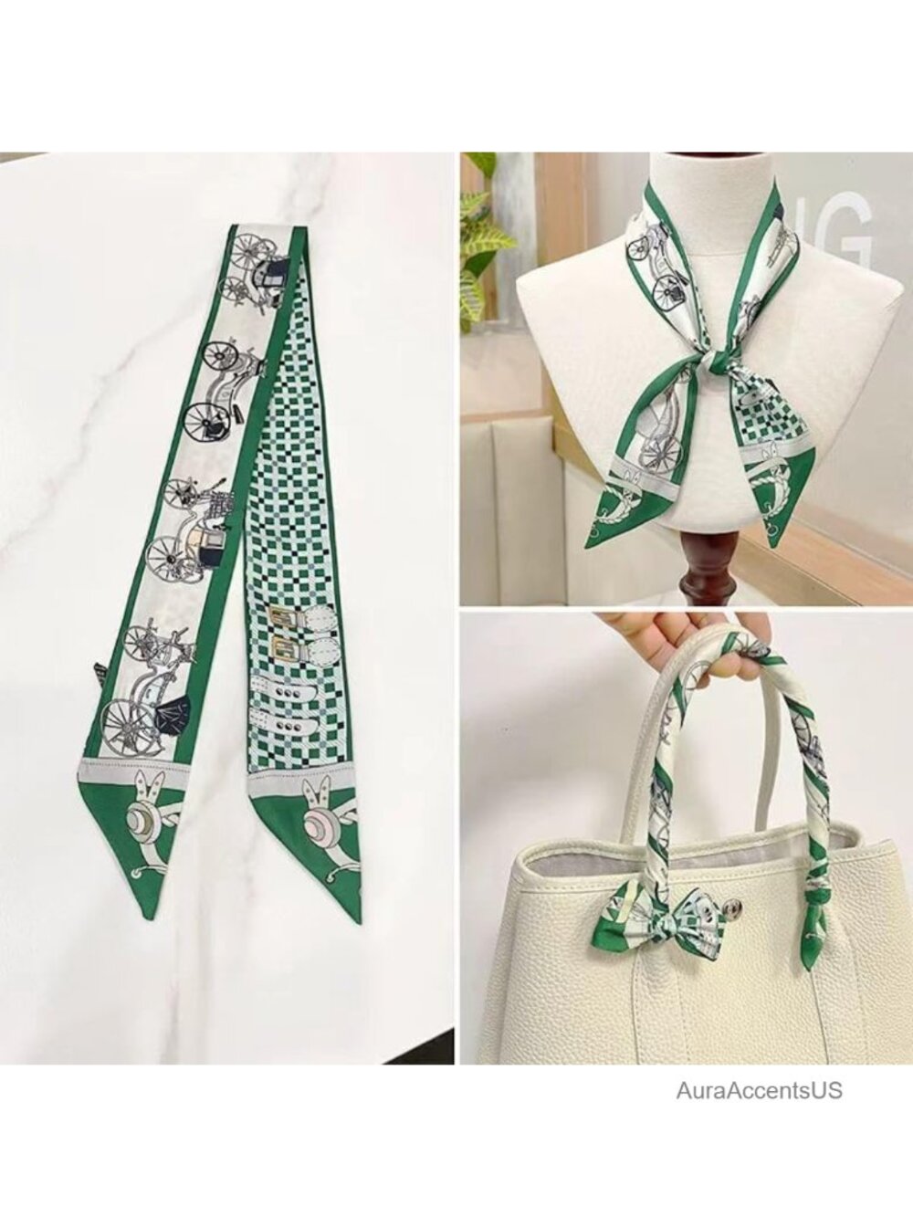100% Mulberry Silk Twill Skinny Scarf Ribbon Hair Bag Waist Tie - Picture 4 of 6